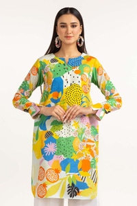 UAE -Digital Print Khaddar Shirt GLW-23-22