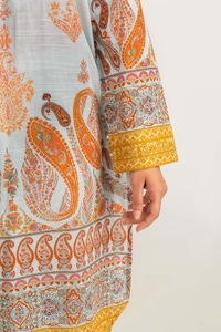 UAE -Digital Print Khaddar Shirt GLW-23-24