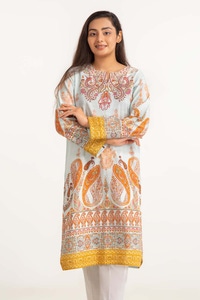 UAE -Digital Print Khaddar Shirt GLW-23-24