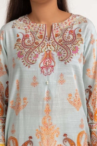 UAE -Digital Print Khaddar Shirt GLW-23-24