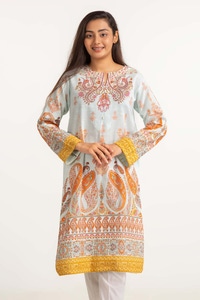UAE -Digital Print Khaddar Shirt GLW-23-24