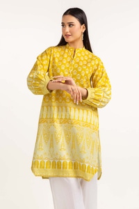 UAE -Digital Print Khaddar Shirt GLW-23-26