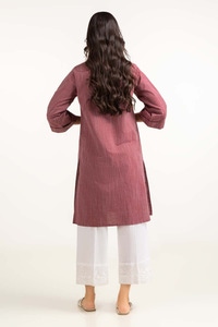 UAE -Dyed Yarn Cotton Embroidered Shirt Glw-23-33