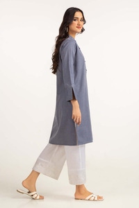 UAE -Dyed Cotton Yarn Dyed Embroidered Shirt GLW-23-36