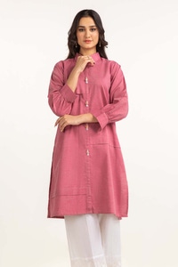 UAE -Dyed Yarn Cotton Embroidered Shirt Glw-23-38