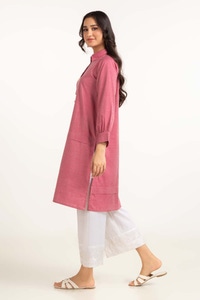 UAE -Dyed Yarn Cotton Embroidered Shirt Glw-23-38