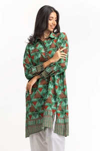 UAE -Digital Print Khaddar Shirt GLW-23-69