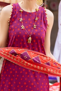 UAE -3 Piece Unstitched Gold Printed Lawn Suit CL-52410 B