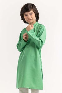 UAE -Green Basic Kurta KR-KPLN22-062