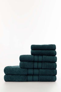 UAE -Green Combed 6 Pcs Towel Set