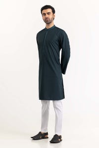 UAE -Green Embroidered Kurta KR-EMB23-001