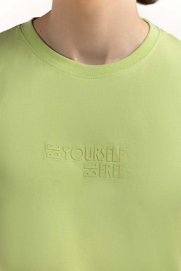 UAE -Green Graphic Tee TS-CNSJ23-131