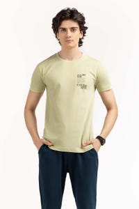 UAE -Green Graphic Tee TS-CNSJ23-153