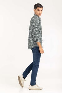 UAE -Green Printed Casual Shirt CS-PRT22-001