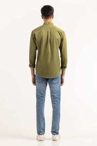 UAE -Green Solid Casual Shirt CS-PD22-017