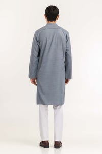 UAE -Grey Baisc Kurta KR-PLN22-095