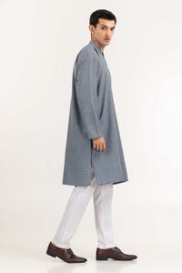 UAE -Grey Baisc Kurta KR-PLN22-095