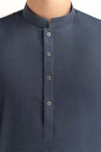 UAE -Grey Basic Kurta KR-PLN22-112