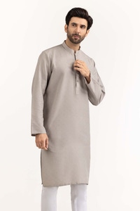 UAE -Grey Basic Kurta KR-PLN24-003