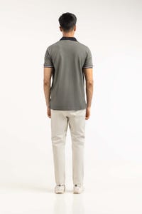 UAE -Grey Basic Polo PS-FPK23-192