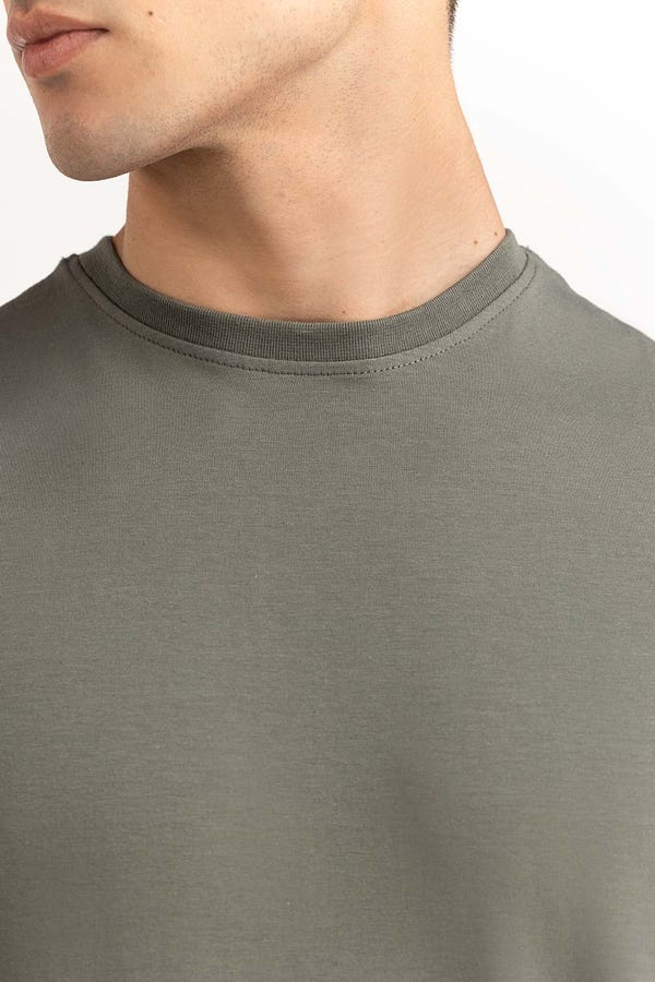 UAE -Grey Basic Tee TS-CNSJ23-202
