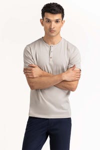 UAE -Grey Basic Tee TS-HLSJ23-070
