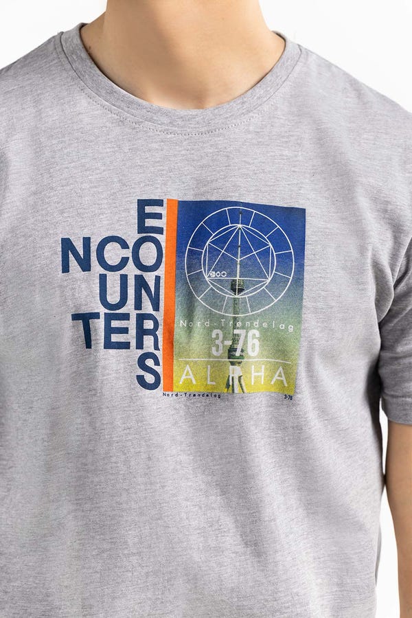UAE -Grey Fashion T-shirt JGP-D277