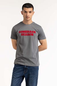 UAE -Grey Graphic Tee TS-CNSJ23-278