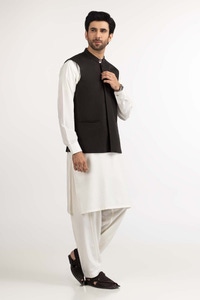 UAE -Grey Styling Waist Coat WC-PD23-014