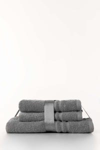UAE -Grey 3 Pcs Towel Set