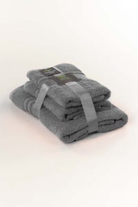 UAE -Grey 3 Pcs Towel Set
