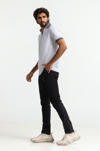 UAE -Grey Zip Polo PS-FSHN24-114
