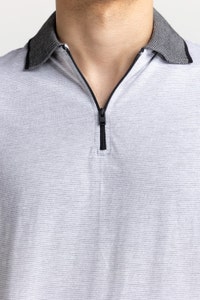 UAE -Grey Zip Polo PS-FSHN24-114