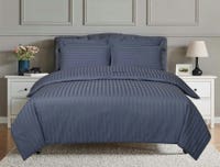 UAE -Griffin Stripe Satin T-250 Quilt Cover Set