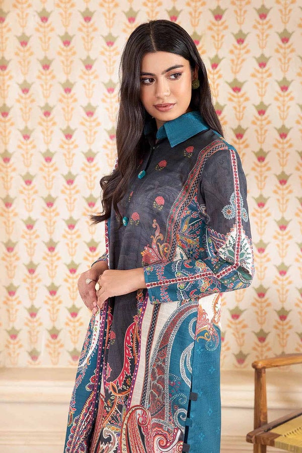 UAE -3PC Khaddar Unstitched Digital Printed Suit WNS-22023 B