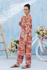 UAE -2PC Printed Lawn Unstitched Suit TL-32077