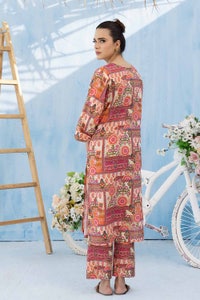 UAE -2PC Printed Lawn Unstitched Suit TL-32077