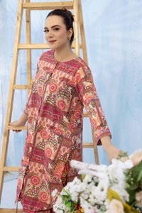 UAE -2PC Printed Lawn Unstitched Suit TL-32077