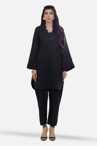 UAE -Herringbone Embellished Co-Ord Set IPST-44110