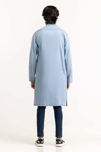 UAE -Ice Blue Denim Kurta KR-STY23-015