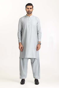 UAE -Ice Grey Basic Suit SK-P22-152