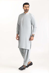 UAE -Ice Grey Basic Suit SK-P22-152