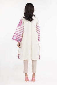 UAE -Luxury Pret Dobby Embroidered Shirt Tissue Silk Dupatta ILP-22-157 2PC