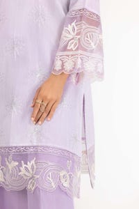 UAE -3 PC Luxury Pret Embroidered Suit ILP-23-184