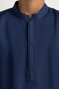 UAE -Ink Blue Embroidered Suit SK-KE23-004