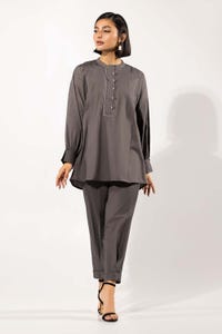 UAE -Dyed Cambric Shirt With Trousers IPS-22-123 2PC