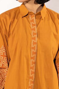 UAE -Screen Printed Cambric Shirt With Trousers IPS-22-124 2PC