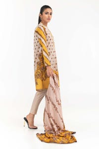 UAE -3PC Printed Cambric Suit IPS-22-135 A