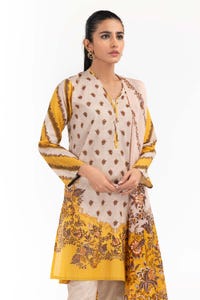 UAE -3PC Printed Cambric Suit IPS-22-135 A