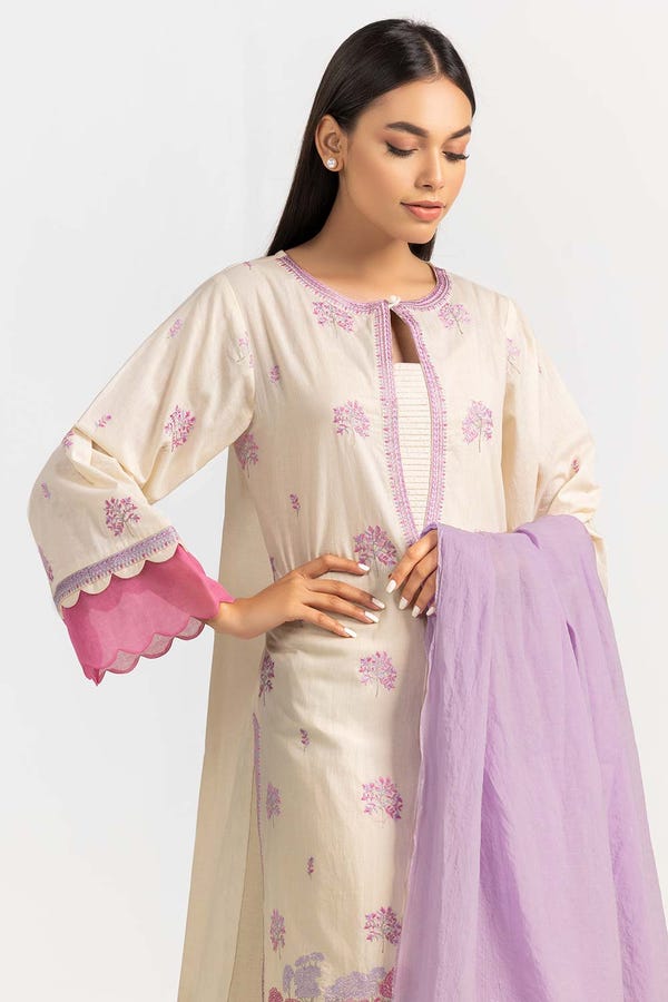 UAE -3PC Embroidered Suit IPS-22-13